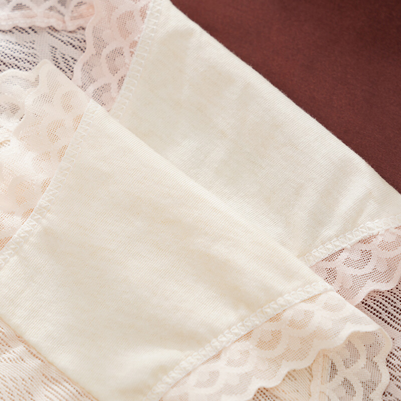 Prozračne gaćice s visokim strukom za trudnice, mekane i udobne za kožu, ženske jednobojne prozirne čipkaste gaćice