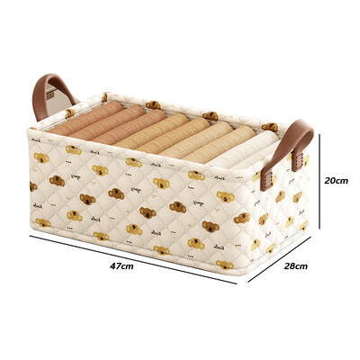 Πτυσσόμενο κουτί αποθήκευσης ρούχων με καπάκι Πολυλειτουργικό κουτί αποθήκευσης ντουλάπας για πουλόβερ Εσώρουχα Οργανωτική ντουλάπα σπιτιού