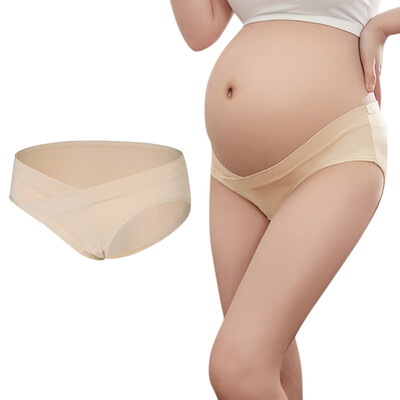 Νέα αναπνεύσιμα βαμβακερά εσώρουχα εγκυμοσύνης Σλιπ χαμηλής μέσης V για έγκυες γυναίκες Εσώρουχα εγκυμοσύνης Εσώρουχα εγκυμοσύνης