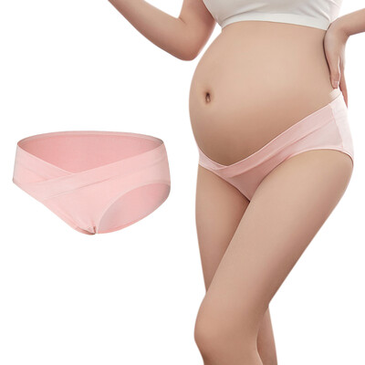 Νέα αναπνεύσιμα βαμβακερά εσώρουχα εγκυμοσύνης Σλιπ χαμηλής μέσης V για έγκυες γυναίκες Εσώρουχα εγκυμοσύνης Εσώρουχα εγκυμοσύνης