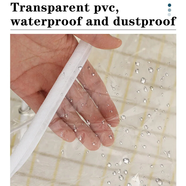 Τσάντες αποθήκευσης μαξιλαριού πάπλωμα Μετακινούμενες τσάντες συσκευασίας κρεβατιού Διαφανείς τσάντες αποθήκευσης PVC Τσάντες συσκευασίας κουβέρτες Τσάντες μαξιλαροθήκης