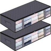 Saci de depozitare, depozitare haine, containere de depozitare sub pat, organizatoare pliabile de depozitare pentru haine și lenjerie de pat