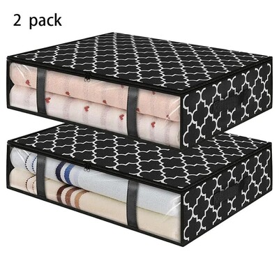 Saci de depozitare, depozitare haine, containere de depozitare sub pat, organizatoare pliabile de depozitare pentru haine și lenjerie de pat