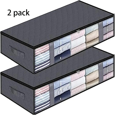 Saci de depozitare, depozitare haine, containere de depozitare sub pat, organizatoare pliabile de depozitare pentru haine și lenjerie de pat