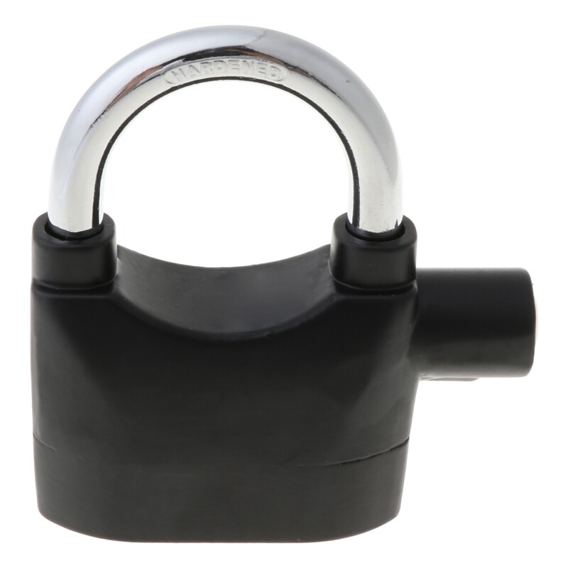 Lacăt cu alarmă cu sirenă rezistent la apă. Blocare cu alarmă pentru motocicletă cu fascicul scurt