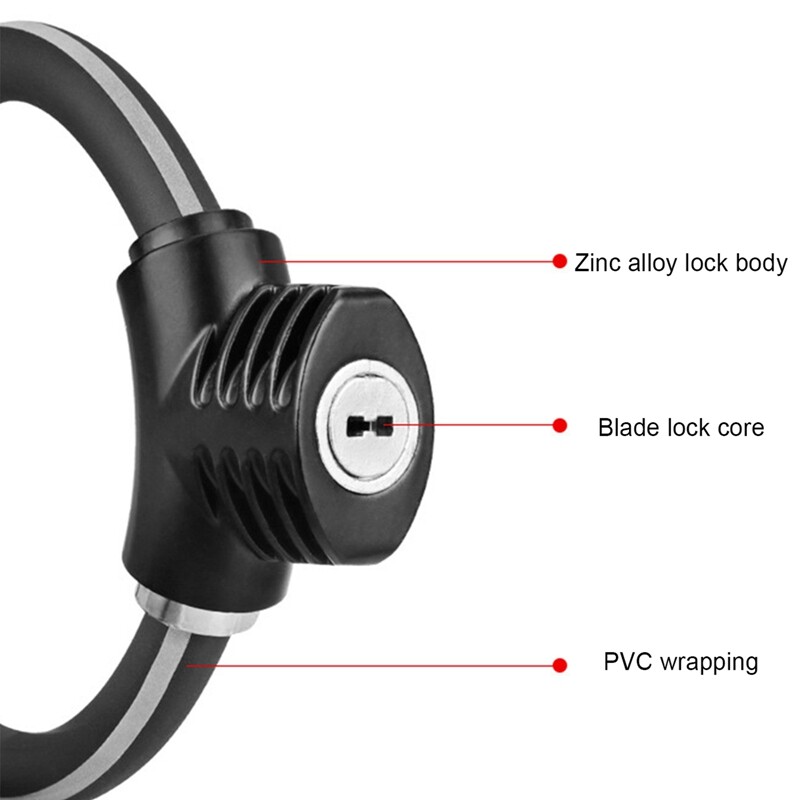Protuprovalne brave s lozinkom Prijenosni sigurnosni lanac Prstenovi Brava za bicikl Reflektirajuće trake Sjedalo bicikla za motocikl Čelična sajla za bicikl