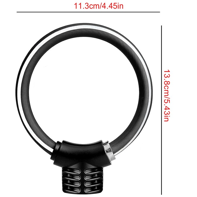 Protuprovalne brave s lozinkom Prijenosni sigurnosni lanac Prstenovi Brava za bicikl Reflektirajuće trake Sjedalo bicikla za motocikl Čelična sajla za bicikl