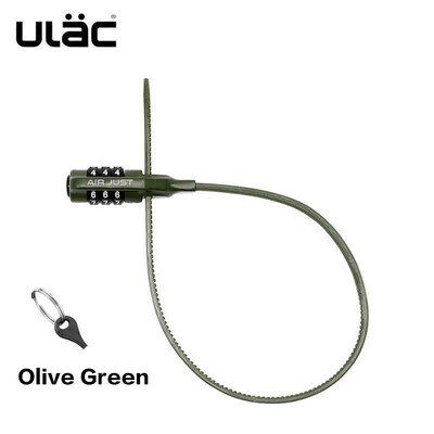 ULAC Ciclism Blocare cu parolă din 3 cifre MTB Bicicletă de drum Blocare portabilă pentru cască din aliaj de zinc Blocare de siguranță pentru bicicletă Antifurt Cod combinat