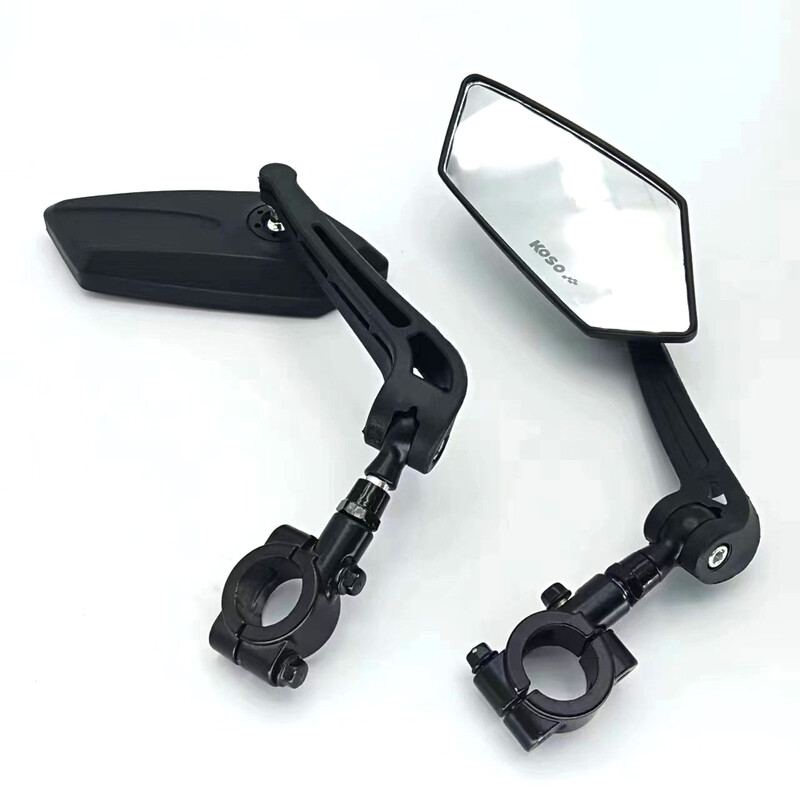 Kerékpár hátsó visszapillantó tükör Kerékpár Kerékpározás Tiszta, széles hatótávolságú hátsó irányzék Visszapillantó reflektor Állítható kormány bal jobb oldali tükör