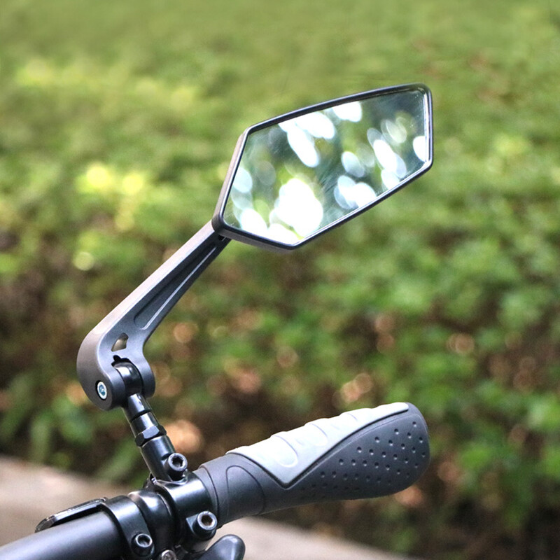 Kerékpár hátsó visszapillantó tükör Kerékpár Kerékpározás Tiszta, széles hatótávolságú hátsó irányzék Visszapillantó reflektor Állítható kormány bal jobb oldali tükör