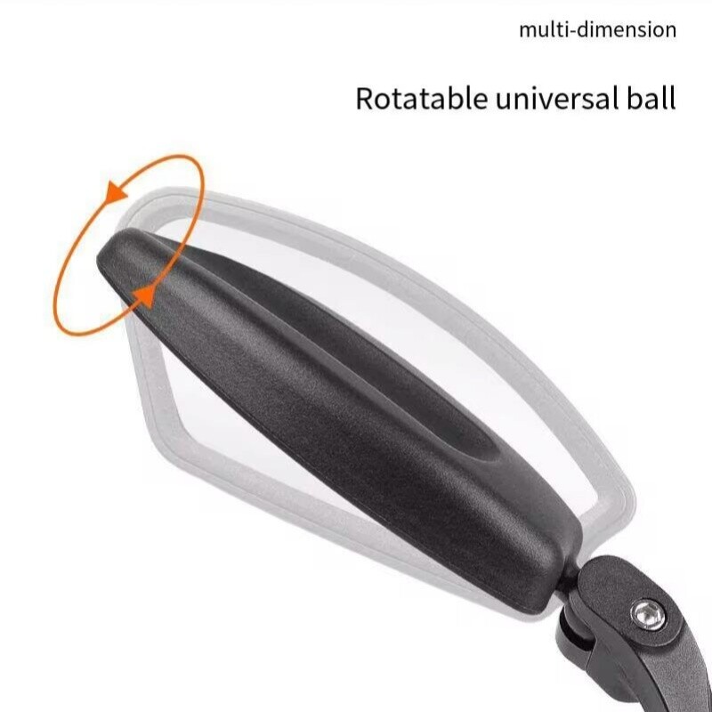 Velosipēda atpakaļskata spogulis kalnu velosipēda HD atstarojošais spogulis ar akumulatoru velosipēda regulējams spogulis āra braukšanas piederumi