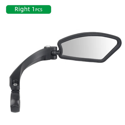 Lentila din oțel inoxidabil Oglinda retrovizoare pentru bicicletă Stânga Dreapta Rotație de 360 de grade Reflector de vedere clară Reglarea unghiului Suport din aliaj