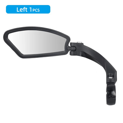 Lentila din oțel inoxidabil Oglinda retrovizoare pentru bicicletă Stânga Dreapta Rotație de 360 de grade Reflector de vedere clară Reglarea unghiului Suport din aliaj
