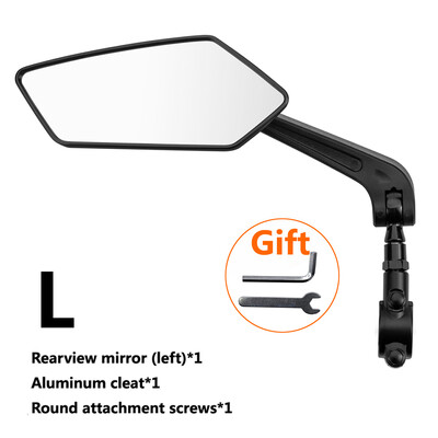 Kerékpáros tükör kerékpáros visszapillantó tükör kerékpárhoz HD állítható kerékpáros tükrök, bal jobb szögű széles kerékpártartozékok