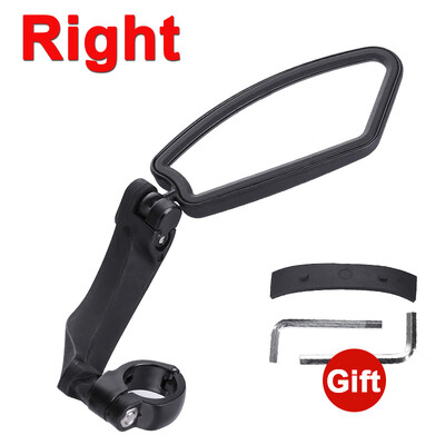 Καθρέπτης οπισθοπορείας ποδηλάτου Bike Cycling Καθαρή ευρεία εμβέλεια πίσω όψη Ανακλαστήρας οπισθοπορείας ρυθμιζόμενος τιμόνι Αριστερός δεξιός καθρέφτης