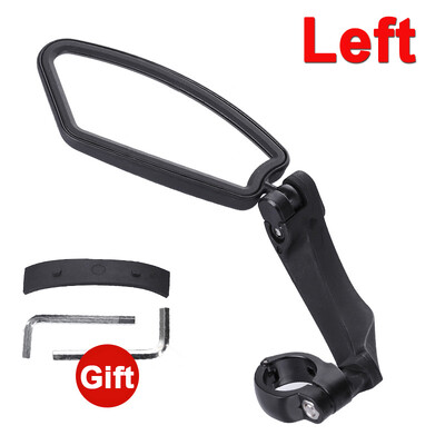 Καθρέπτης οπισθοπορείας ποδηλάτου Bike Cycling Καθαρή ευρεία εμβέλεια πίσω όψη Ανακλαστήρας οπισθοπορείας ρυθμιζόμενος τιμόνι Αριστερός δεξιός καθρέφτης