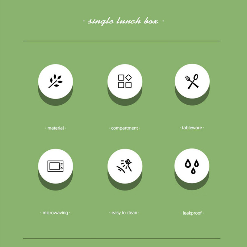 Búzaszalmából készült ebéddoboz Egészséges BPA-mentes Bento dobozok Mikrohullámú evőeszközök élelmiszertároló konténer Levespohár ebéddoboz gyerekeknek