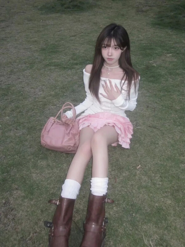 HOUZHOU Vintage, elegantni ulični pleteni puloveri, ženski korejski modni seksi zavoj s mašnom, tanki pulover s urezanim vratom, jednobojni šik