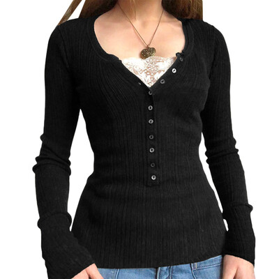 Fairycore Y2K Grunge Vintage Pulover tricotat Chic Femei Anii 90 Vintage Pulovere cu decolteu în V Estetică Retro Pulovere drăguț Tricoturi