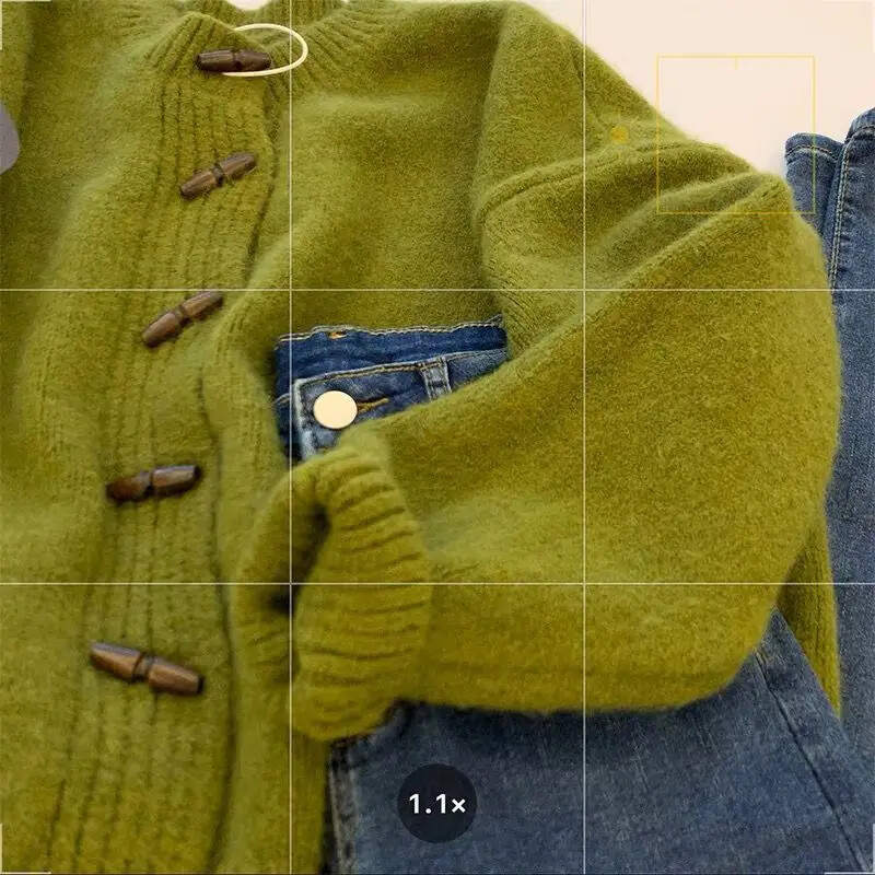 Vintage, mīksts, elastīgs, apaļš kakla džemperis, trikotāžas jaka sievietēm pavasara rudens dīkstāves stila tops