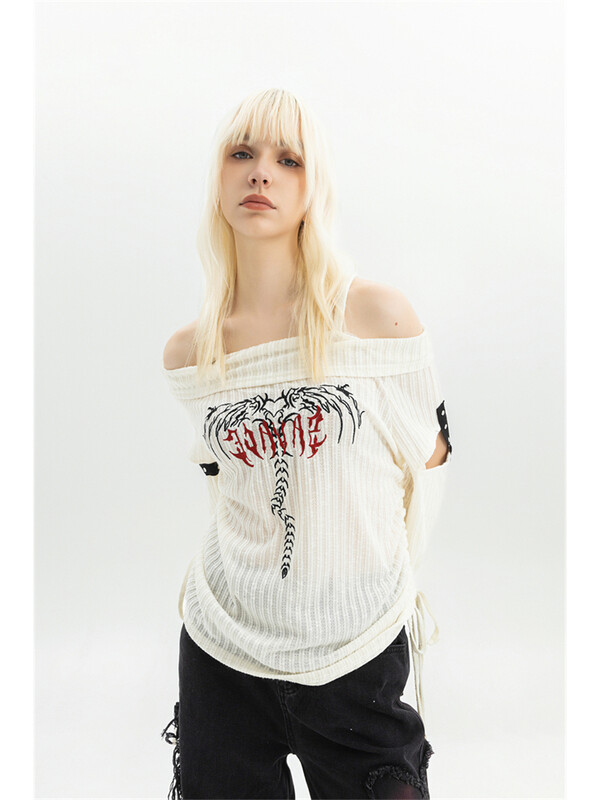 Naiste prindiga Pullover Kootud kampsun Harajuku Korea Y2k pikkade varrukatega Oversize kampsunid Kampsunid Vintage 2000ndate riided 2024 sügis