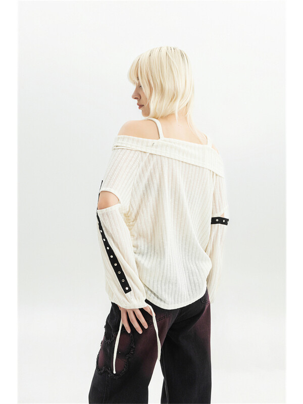 Naiste prindiga Pullover Kootud kampsun Harajuku Korea Y2k pikkade varrukatega Oversize kampsunid Kampsunid Vintage 2000ndate riided 2024 sügis