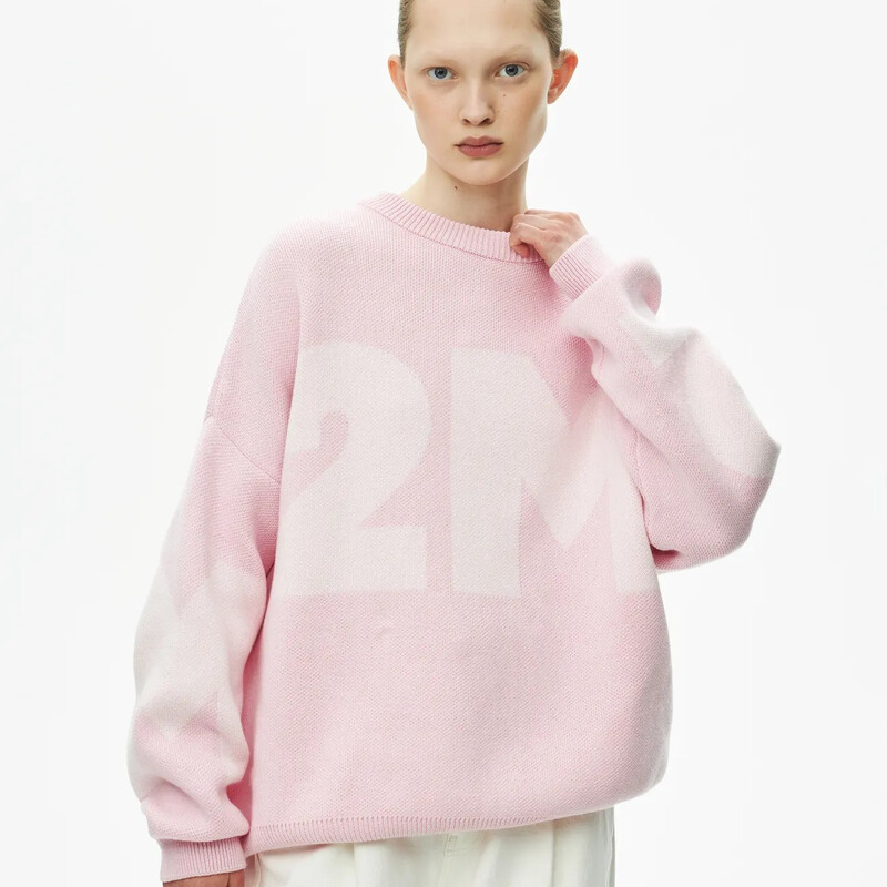 Pletene nove europske, američke i ruske popularne jesenske i zimske široke veste s okruglim izrezom