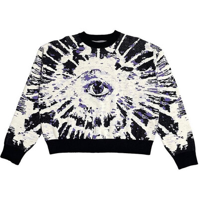 Új Hip Hop Streetwear Kötött pulóver férfi gótikus portré Print Pullover őszi Harajuku Pamut pulóver női Túlméretes pulóver