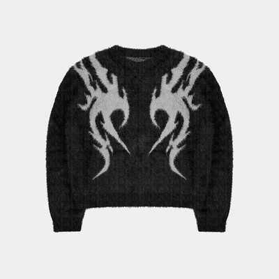 Mezginiai Vyriški Moteriški megztiniai Harajuku Mados Vyriški Rudens Žiemos Laisvi Kasdieniai Gatvės Apranga Megztiniai Megztiniai Vintažiniai drabužiai