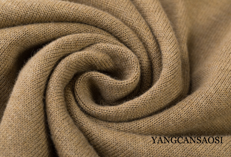 Γυναικείο πουλόβερ από μεταξωτό κασμίρ Γυναικείο μπλουζάκι από μετάξι στρογγυλή λαιμόκοψη μονόχρωμο πουκάμισο με κάτω μέρος Τοπ Μεσαίο μακρύ μανίκι φαρδύ πουλόβερ