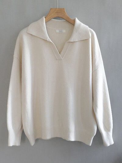 guler polo, toamnă, iarnă, pulover, pulover, pentru femei, 2022, largi, gros, din cașmir, pulover pentru femei, pulover supradimensionat