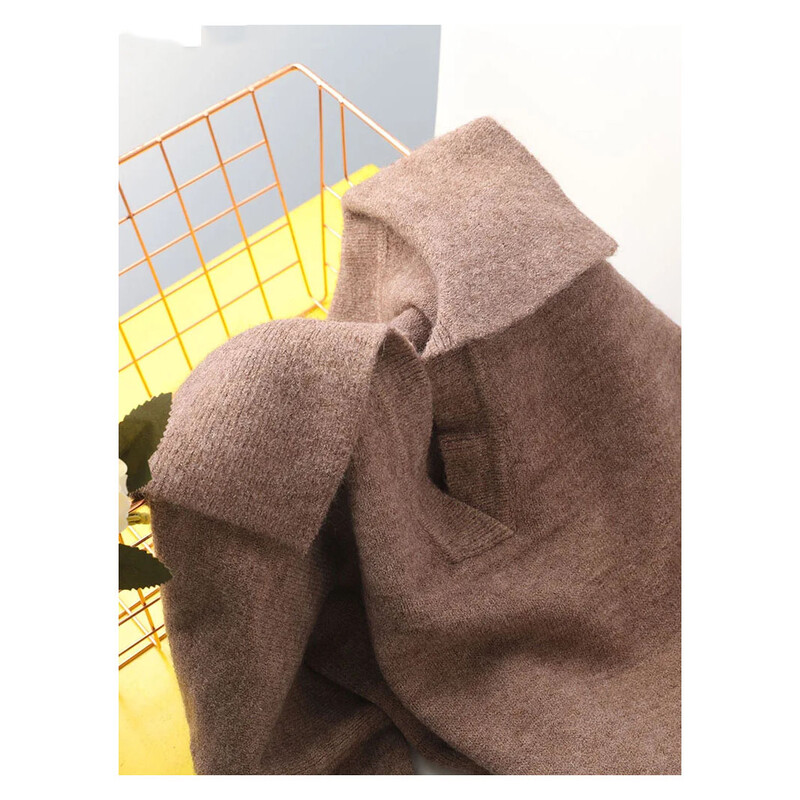 guler polo, toamnă, iarnă, pulover, pulover, pentru femei, 2022, largi, gros, din cașmir, pulover pentru femei, pulover supradimensionat