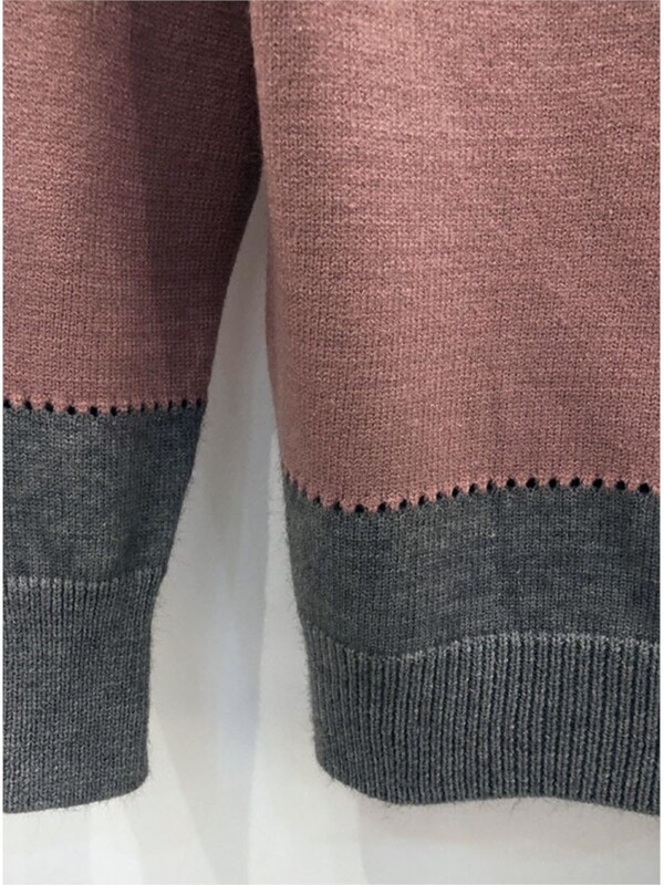 Leopard ženski pulover, modne majice dugih rukava, pleteni puloveri, ružičasta pletiva, jesen-zima, ženska odjeća 2024.