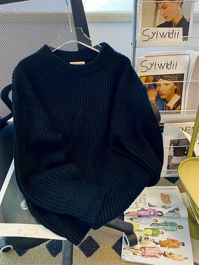 Syiwidii lielizmēra džemperi sievietēm trikotāžas džemperis pavasaris rudens ziema ar garām piedurknēm cēloņsakarības modes eleganti sieviešu brīvi džemperi