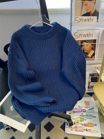 Syiwidii lielizmēra džemperi sievietēm trikotāžas džemperis pavasaris rudens ziema ar garām piedurknēm cēloņsakarības modes eleganti sieviešu brīvi džemperi