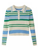 AOSSVIAO Γυναικεία Μόδα Ριγέ Βασικό Πλεκτό Πλεκτό Πλεκτό Πλεκτό Πλεκτό Πλεκτό Πουλόβερ Μακρυμάνικο Γυναικεία Πουλόβερ Κομψά