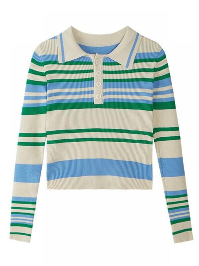 AOSSVIAO Γυναικεία Μόδα Ριγέ Βασικό Πλεκτό Πλεκτό Πλεκτό Πλεκτό Πλεκτό Πλεκτό Πουλόβερ Μακρυμάνικο Γυναικεία Πουλόβερ Κομψά