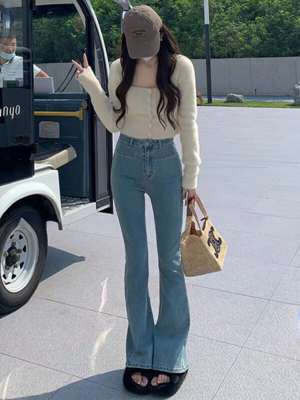 Pulovere Femei Sexy Slim De bază Confortabil Simplu Pur Casual Decupat All-match Stil coreean Moda Tender Toamna Pulover Fete fierbinți