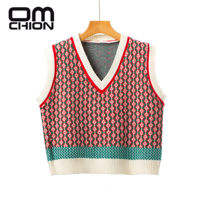 Pleteni prsluk s ružičastim cvijetom breskve u korejskom stilu za žene, modni pulover s cvjetnim vezom, pulover s pletenim izrezom