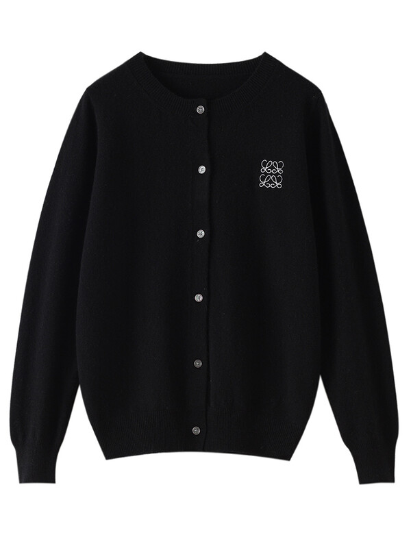 ADDONEE Női O-nyakú kardigán Preppy stílusú hosszú ujjú pulóver tavaszi őszre 100% merinó gyapjú kötöttáru koreai népszerű ruha