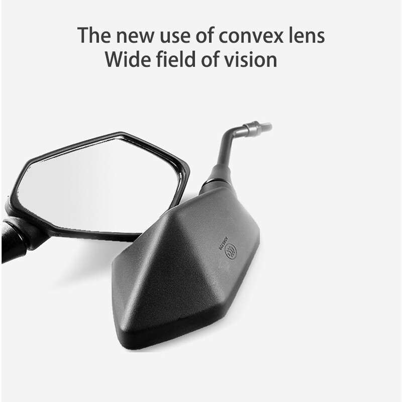 Univerzalni 8 mm 10 mm motocikl zrcalo skuter e-bicikl retrovizori 2 kom/par elektromobil stražnja strana konveksno ogledalo