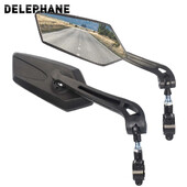 Ogledalo za stražnji pogled na biciklu, reflektor, podesivo, rotirajuće ogledalo na upravljaču, prozirno ogledalo za stražnji pogled, električni skuter, biciklistički pribor za bicikl