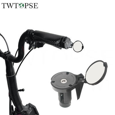 TWTOPSE dviračių dviračių veidrodžiai, skirti Brompton Filding dviračiui Aline Cline Pline Premium galinio vaizdo saugaus vairo veidrodėlio priedas