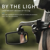 Retrovizor za biciklističku kacigu, širokokutno podesivo 360 stupnjeva, lagano ogledalo za vožnju bicikla Dodatak za retrovizore za bicikle