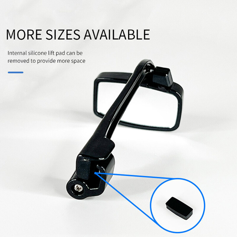 Retrovizor za biciklističku kacigu, širokokutno podesivo 360 stupnjeva, lagano ogledalo za vožnju bicikla Dodatak za retrovizore za bicikle