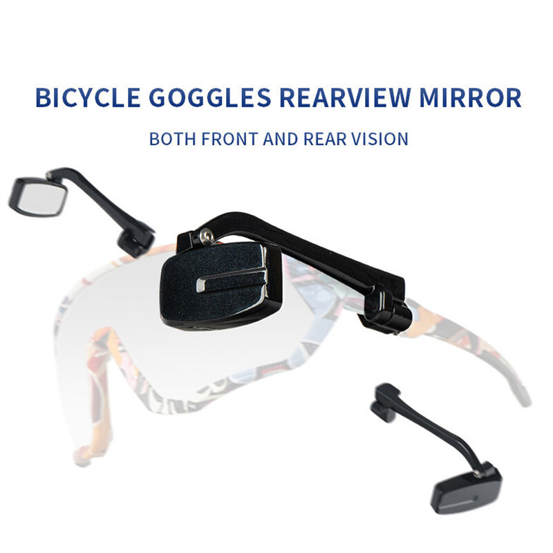 Retrovizor za biciklističku kacigu, širokokutno podesivo 360 stupnjeva, lagano ogledalo za vožnju bicikla Dodatak za retrovizore za bicikle