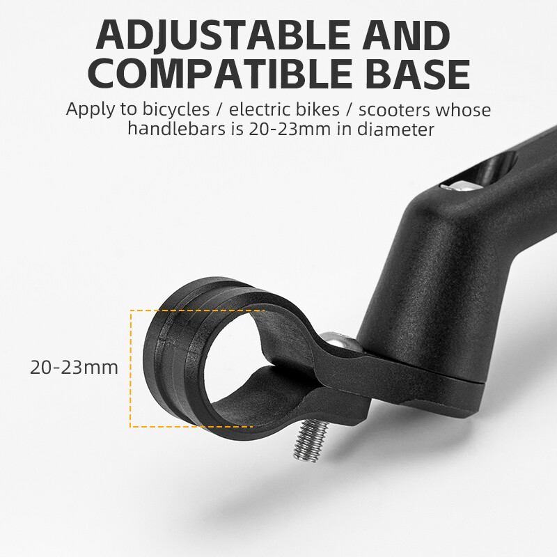 ROCKBROS bicikl, retrovizor, reflektor, podesivo rotirajuće zrcalo na upravljaču za brdski cestovni bicikl, motocikl, skuter, sigurnosni