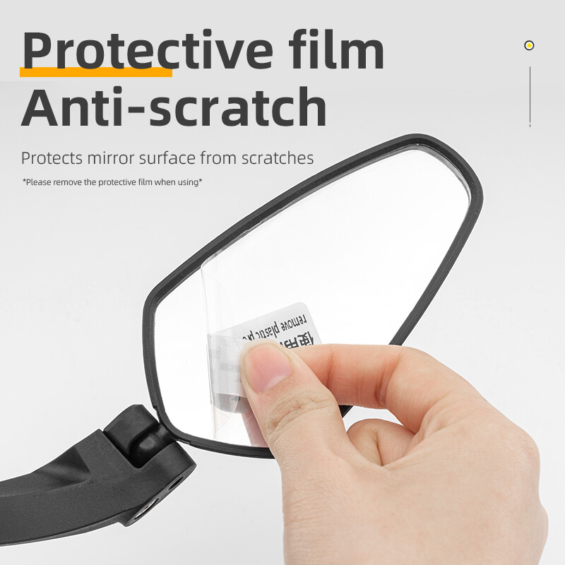 ROCKBROS velosipēda spogulis stūres aizmugurējā skata spogulis, regulējams plaša diapazona aizmugures skata atstarotājs Velosipēdu spoguļi Velosipēdu piederumi