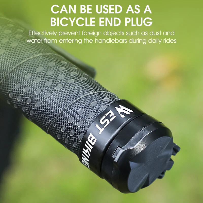 WEST BIKING Oglindă retrovizoare pentru bicicletă de drum, pliabilă, tip ascuns, ghidon MTB, oglindă retrovizoare, mușcă de prindere pentru bicicletă, accesorii pentru ciclism