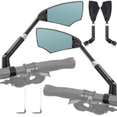 Ogledalo za upravljač bicikla Retrovizor Anti-Glare Ogledalo za električni skuter Dodaci za bicikl Pogled široki raspon Reflekt